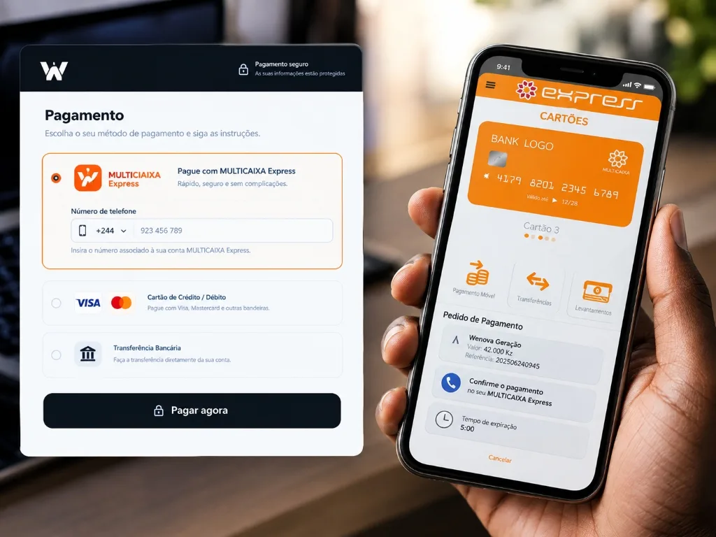 Pagamento Multicaixa Express Loja Virtual Wenova